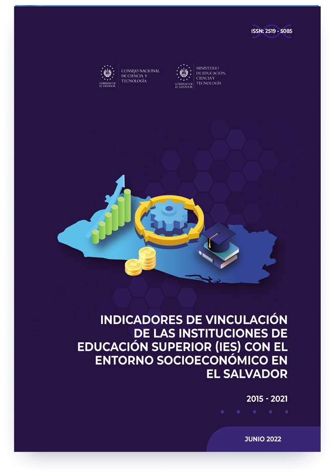 Indicadores de Vinculacion de Las Instituciones de Educación Superior con El Entorno Socioeconómico en El Salvador