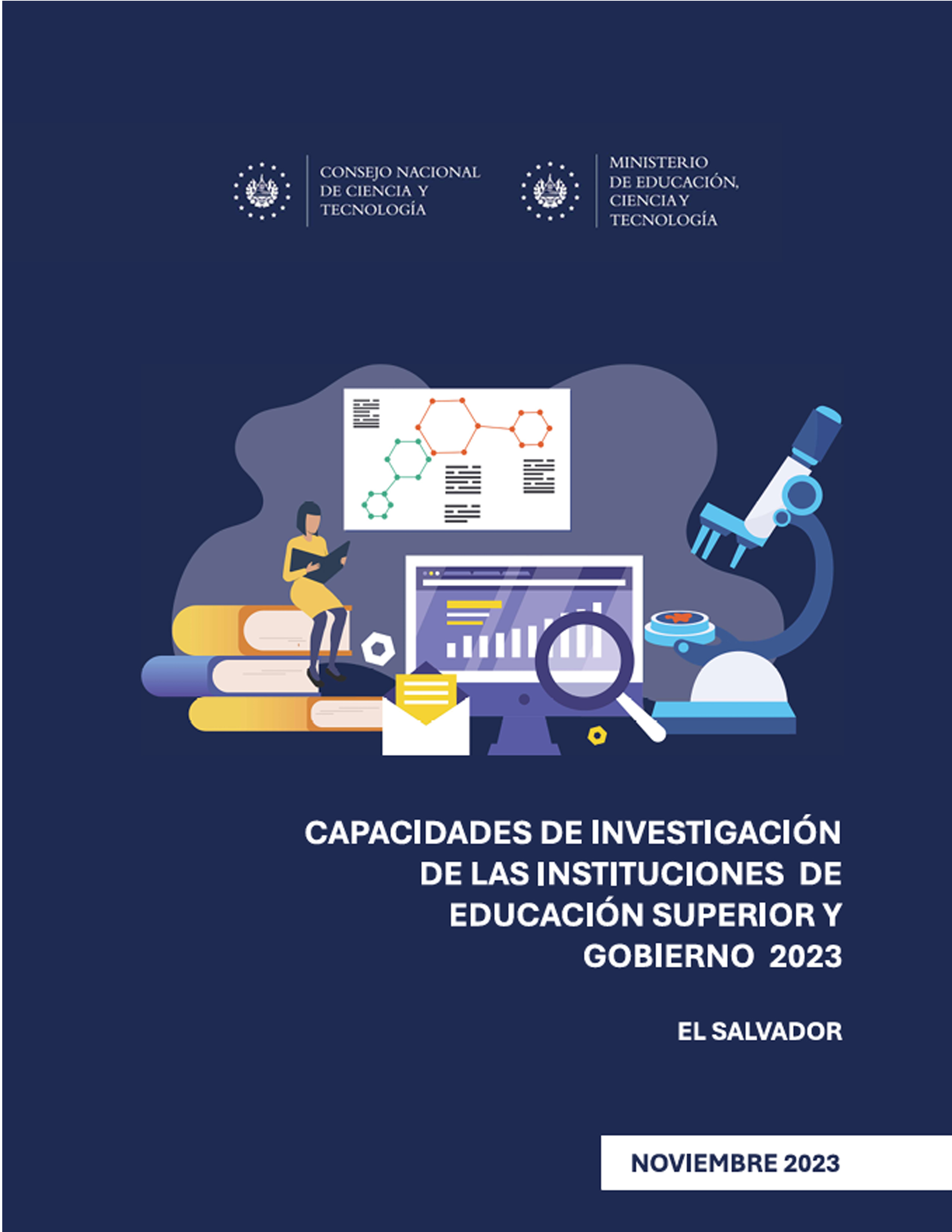 Capacidades de Investigación de las Instituciones de Educación Superior y Gobierno 2022 El Salvador