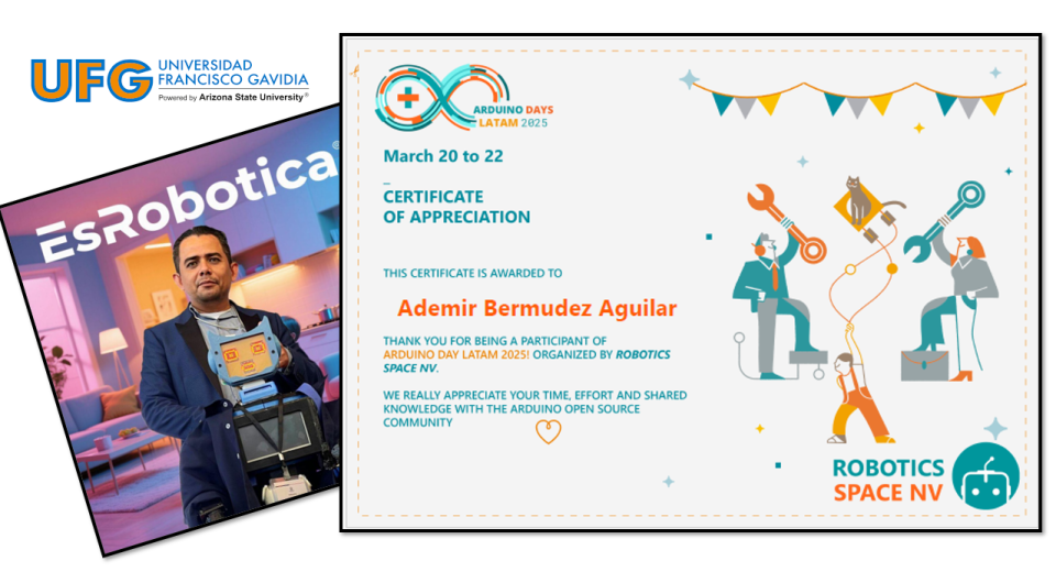 Construcción de un robot con Tinkercad, Arduino y OttoblocklyAdemir Bermudez Aguilar, Docente e investigador UFGCEO de EsRoboticaEntusiasta De Arduino